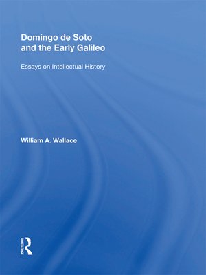 cover image of Domingo de Soto and the Early Galileo